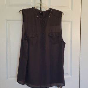 Torrid Chiffon Sleeveless Shirt